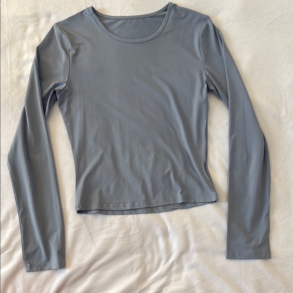Blue Long Sleeve Women's Top